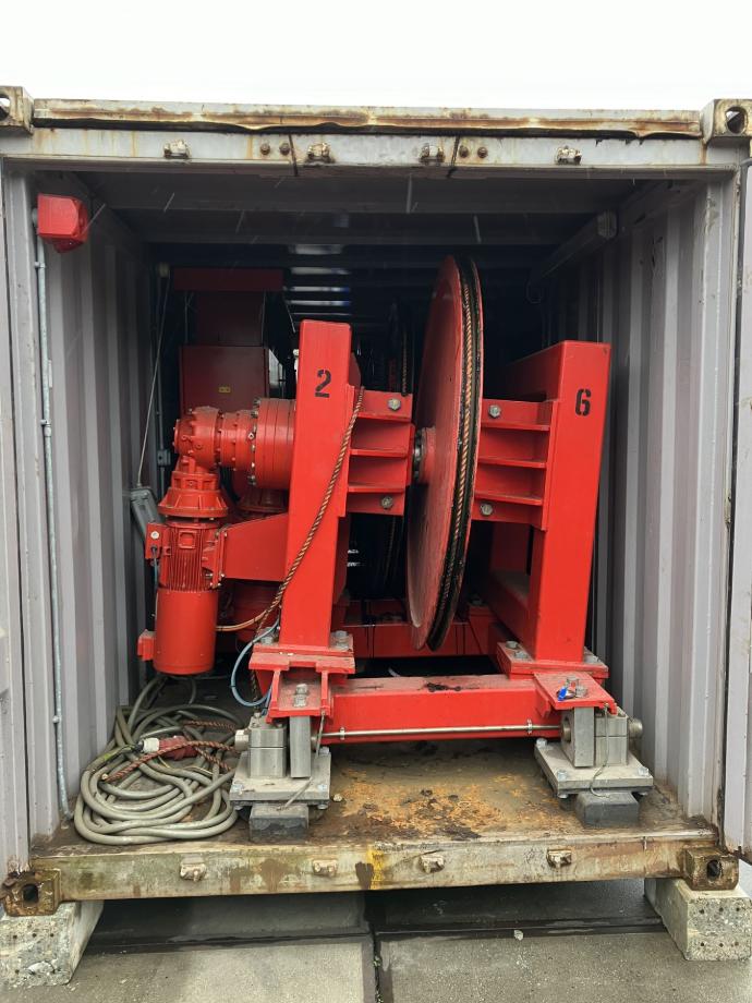 20 ton Parkburn ROV backload traction winch