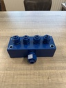 Olie verdeel blok 1x22L - 4x15L
