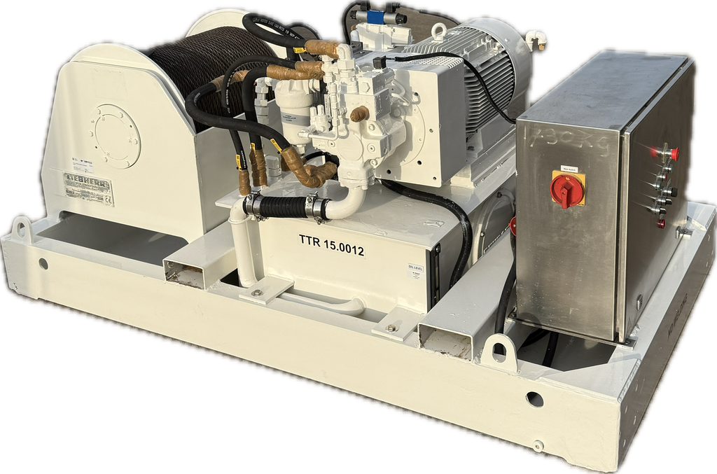 5 ton Liebherr electric / hydraulic winch