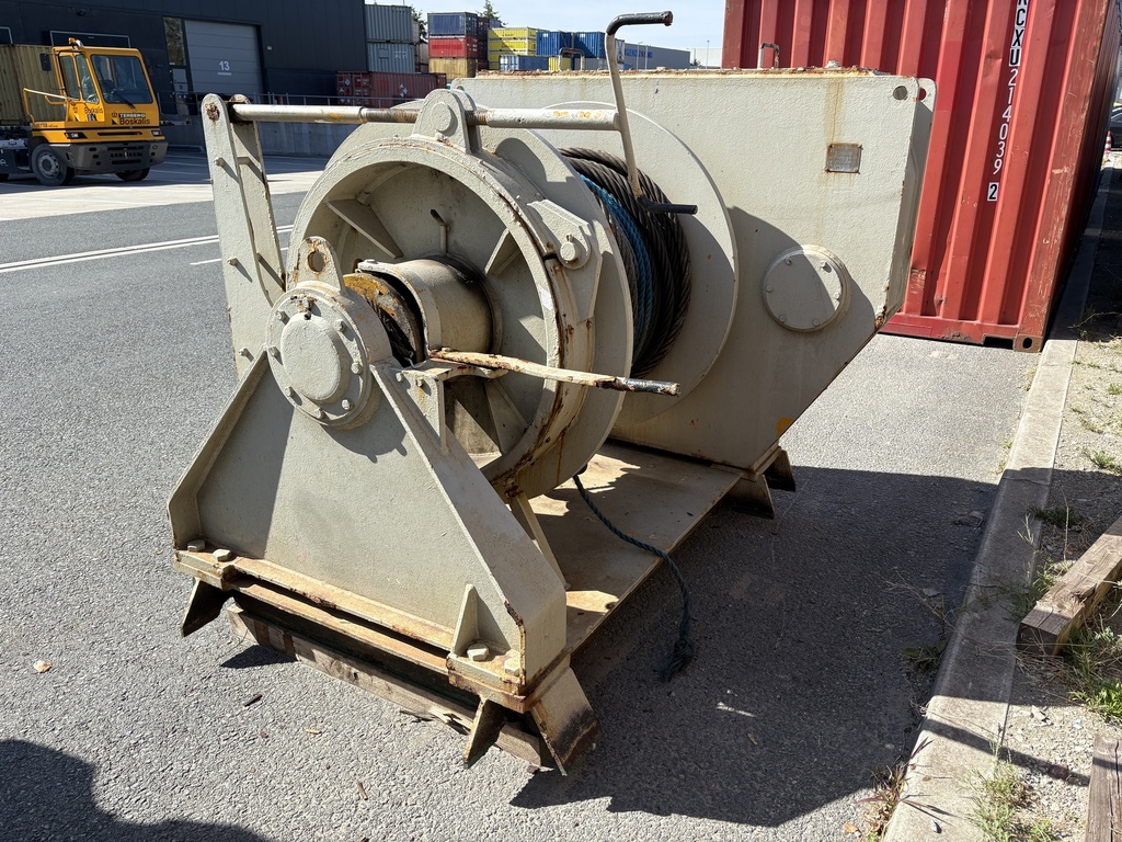 [27321] 20 ton Robert Nyblad hydraulic mooring winch