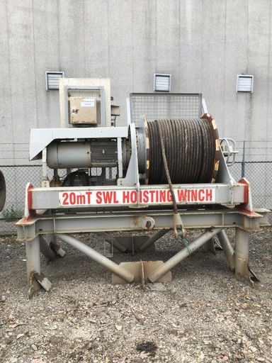 [18457] 30 ton Huisman electric tugger winch
